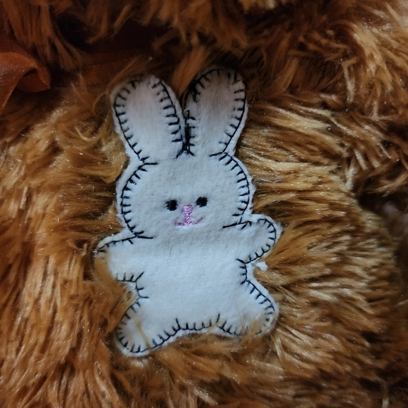 Sugar Loaf Acmi Sugarloaf Brown  Fuzzy Flop Ear Bunny Rabbit Easter Plush EUC - Picture 5 of 9